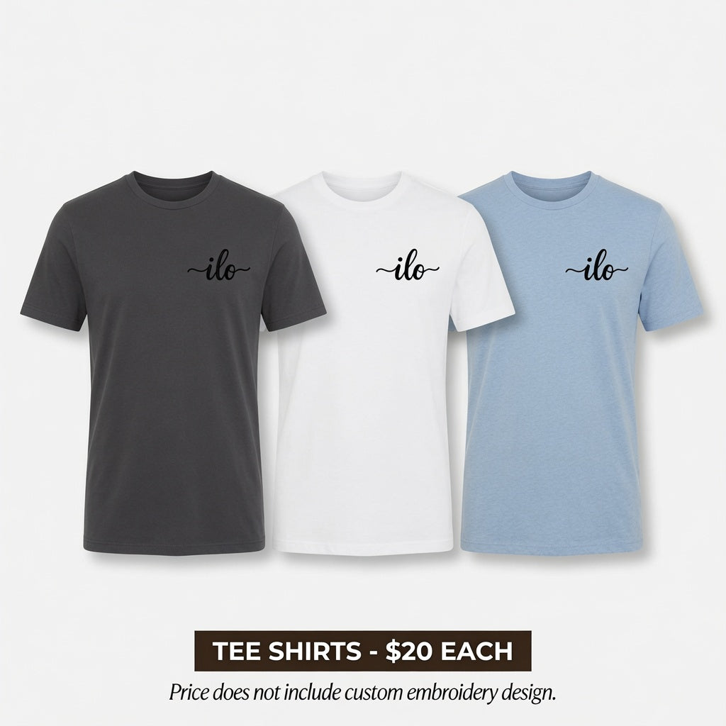 Unisex T-Shirt with custom embroidery