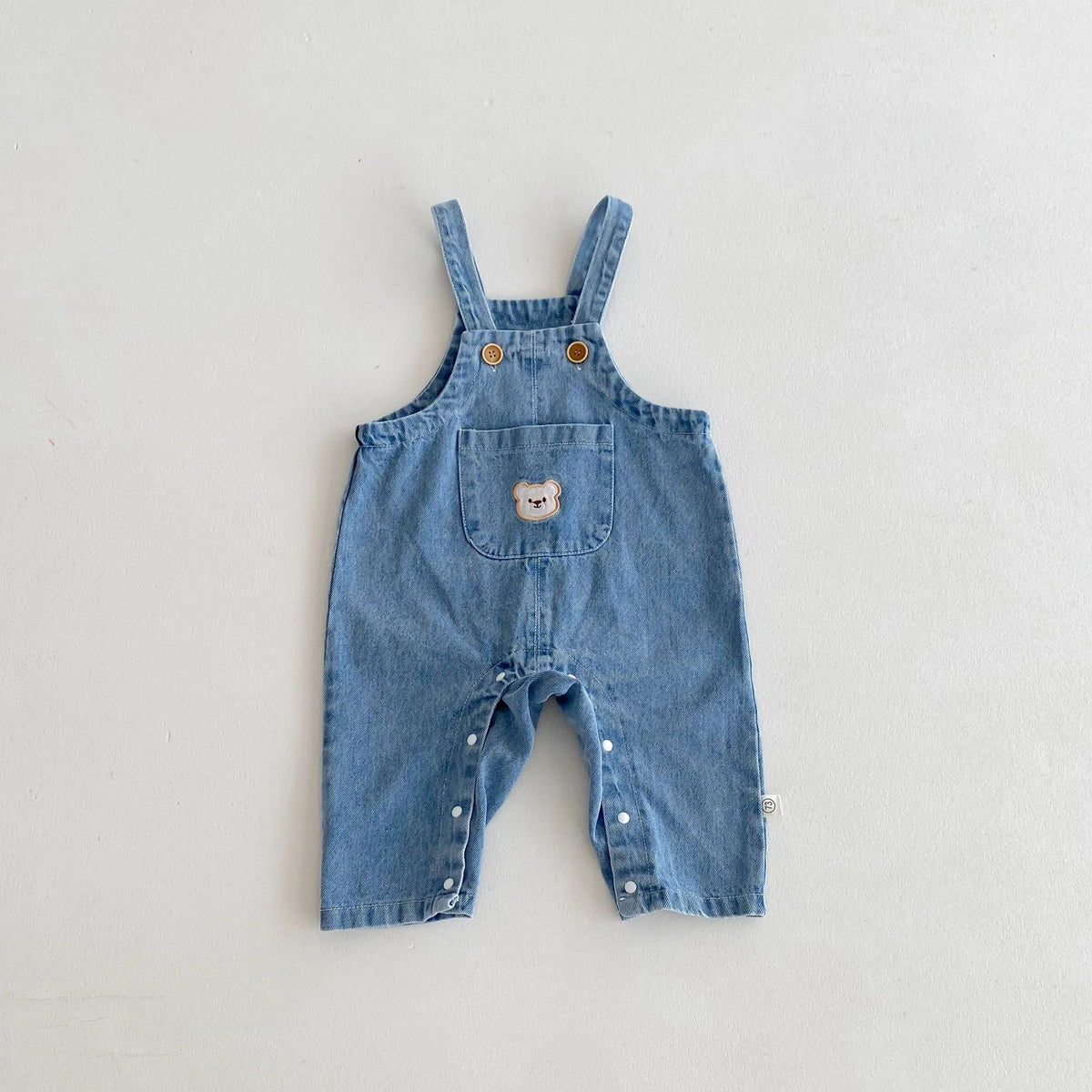 Teddi- denim overalls set
